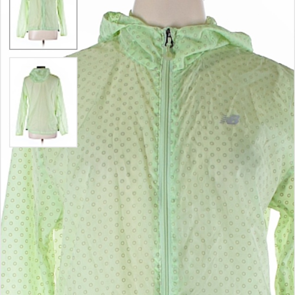 New Balance full zip hooded running jacket
